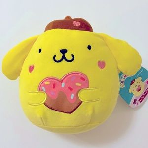 NWT Squishmallows Sanrio Helly Kitty and Friends 8” Pompompurin.